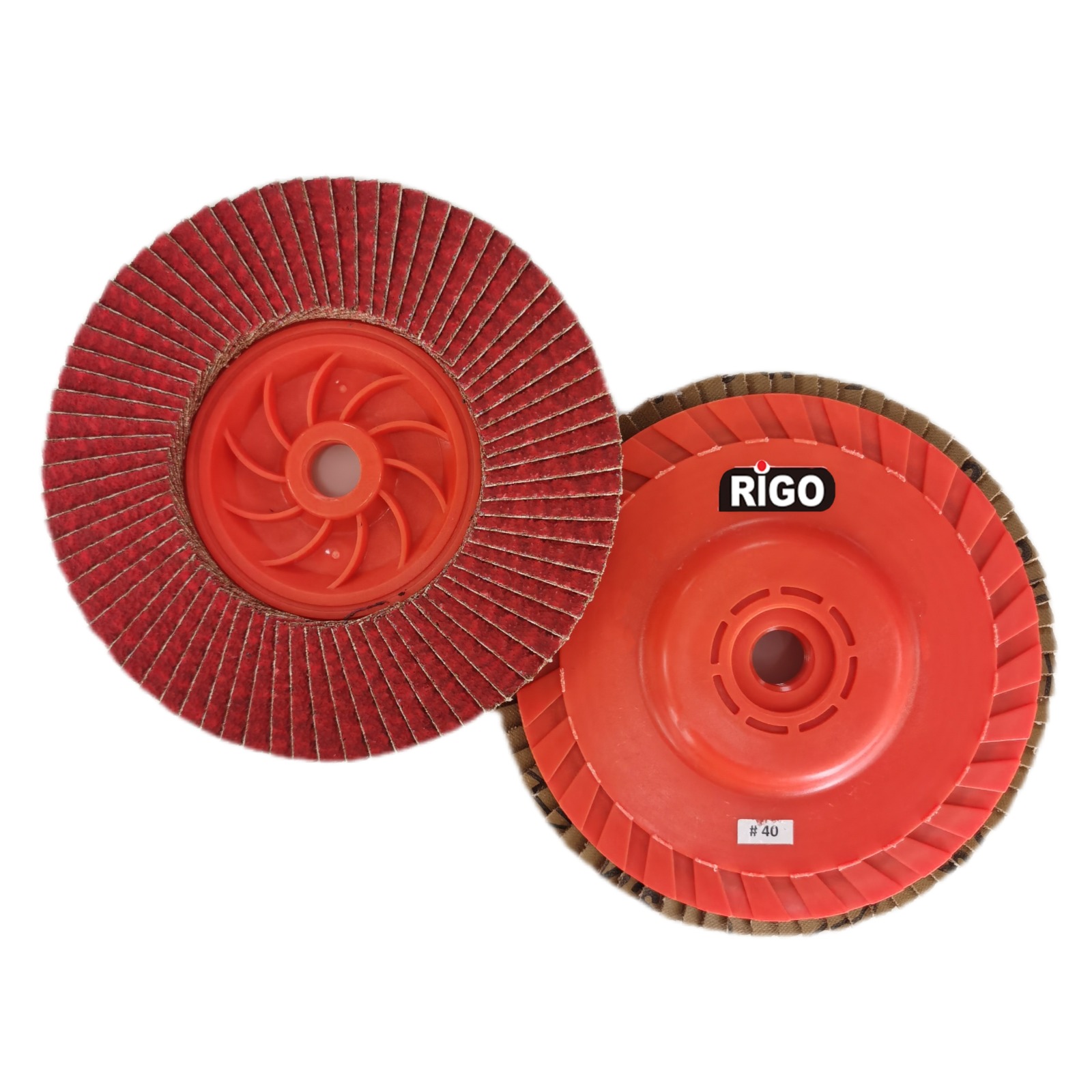 Dischi lamellari Diametro 115X foro 22,2 Grana 40 media densità 72 lamelle ceramicato