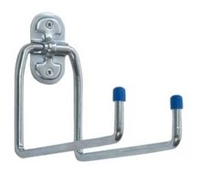 ganci aldeghi a 'u' acciaio zinc. cm.18