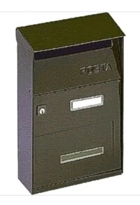 Cassette posta alutex acc.verni. ghisa verde